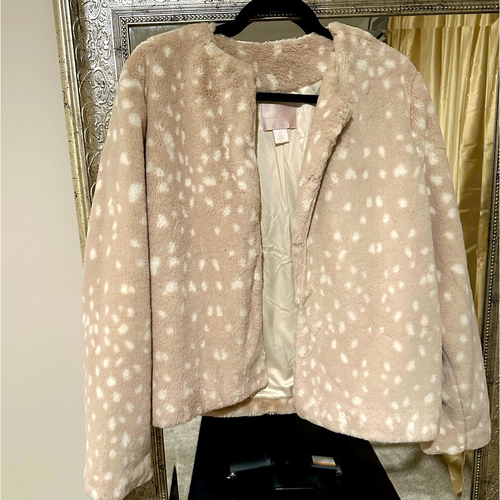 Rachel Parcell Faux Fur Jacket